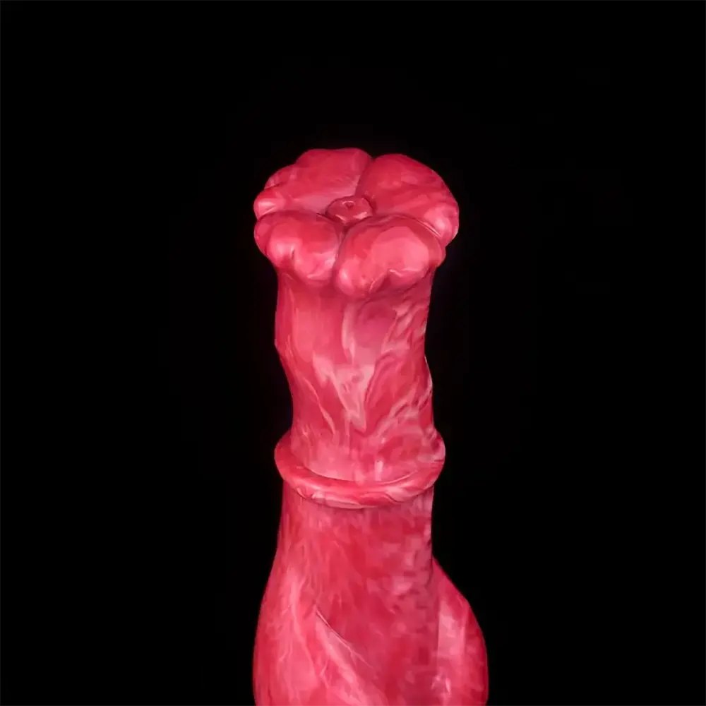 Petal Base Knotted Horse Dildo - Horse Style Knotted Dildo