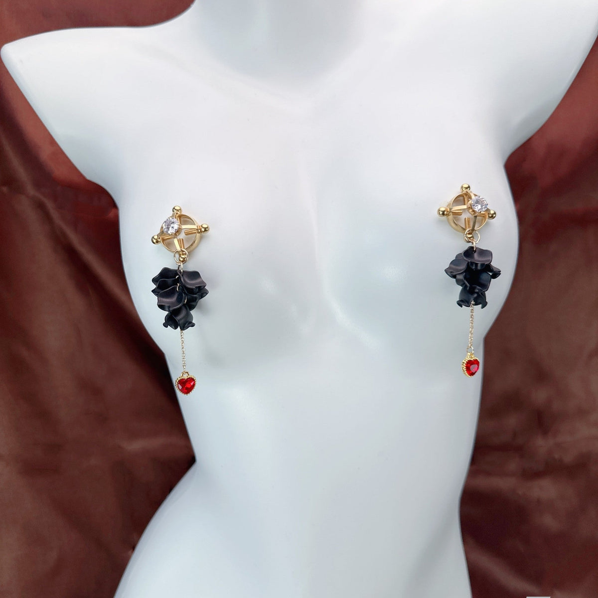 Petal Cross Nipple Clamps - Alloy Nipple Play Pair