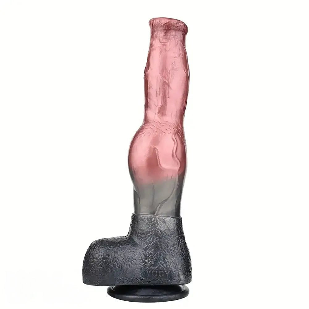 Pink Knotted Animal Dildo - Horse Knot Dildo 10.82in