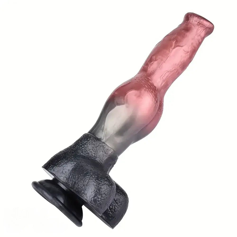 Pink Knotted Animal Dildo - Horse Knot Dildo 10.82in