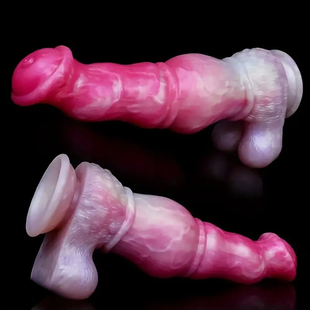 Pink Knotted Horse Dildo - Knotted Dildo Pick