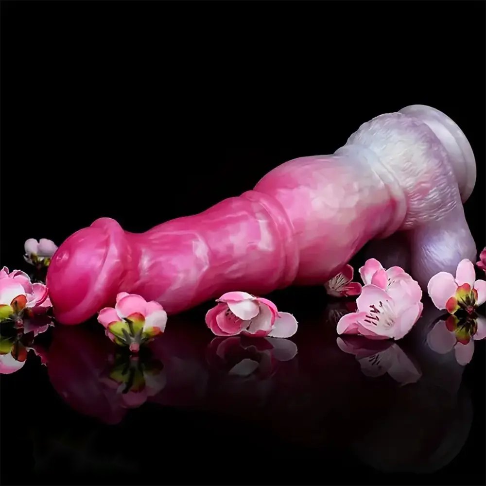 Pink Knotted Horse Dildo - Knotted Dildo Pick