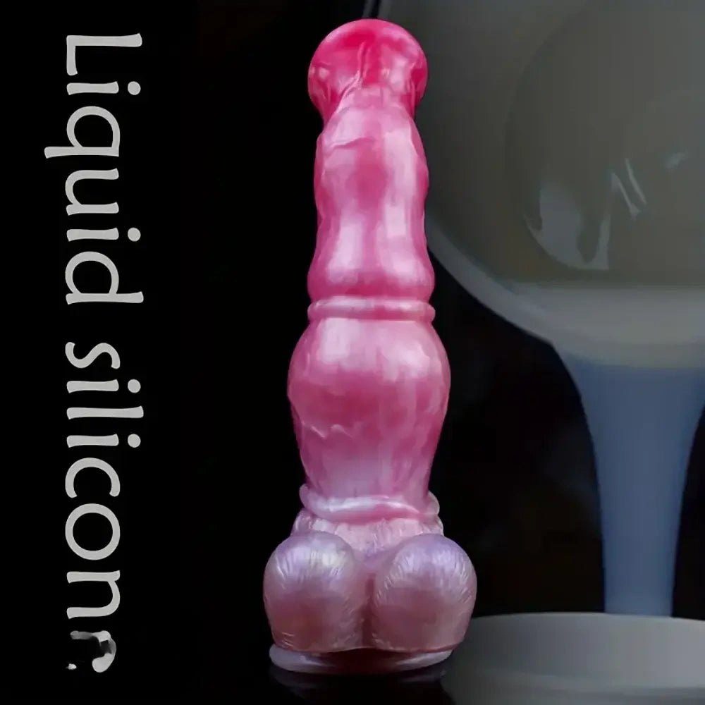 Pink Knotted Horse Dildo - Knotted Dildo Pick