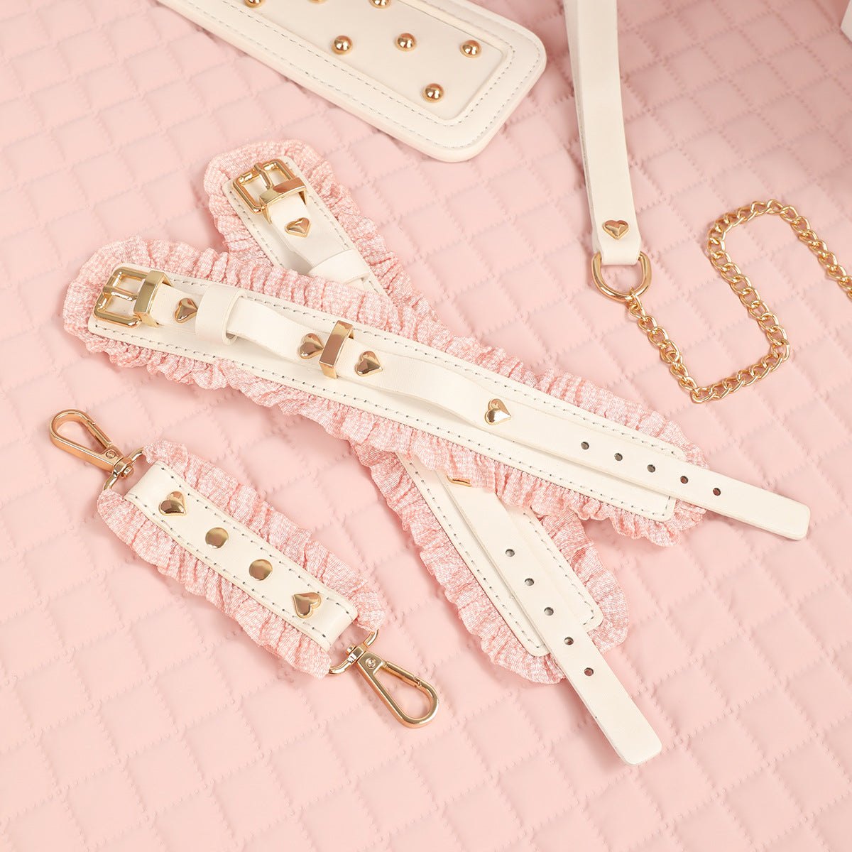 Pink Maid 6-Piece Bondage Set - Roleplay Restraint Kit