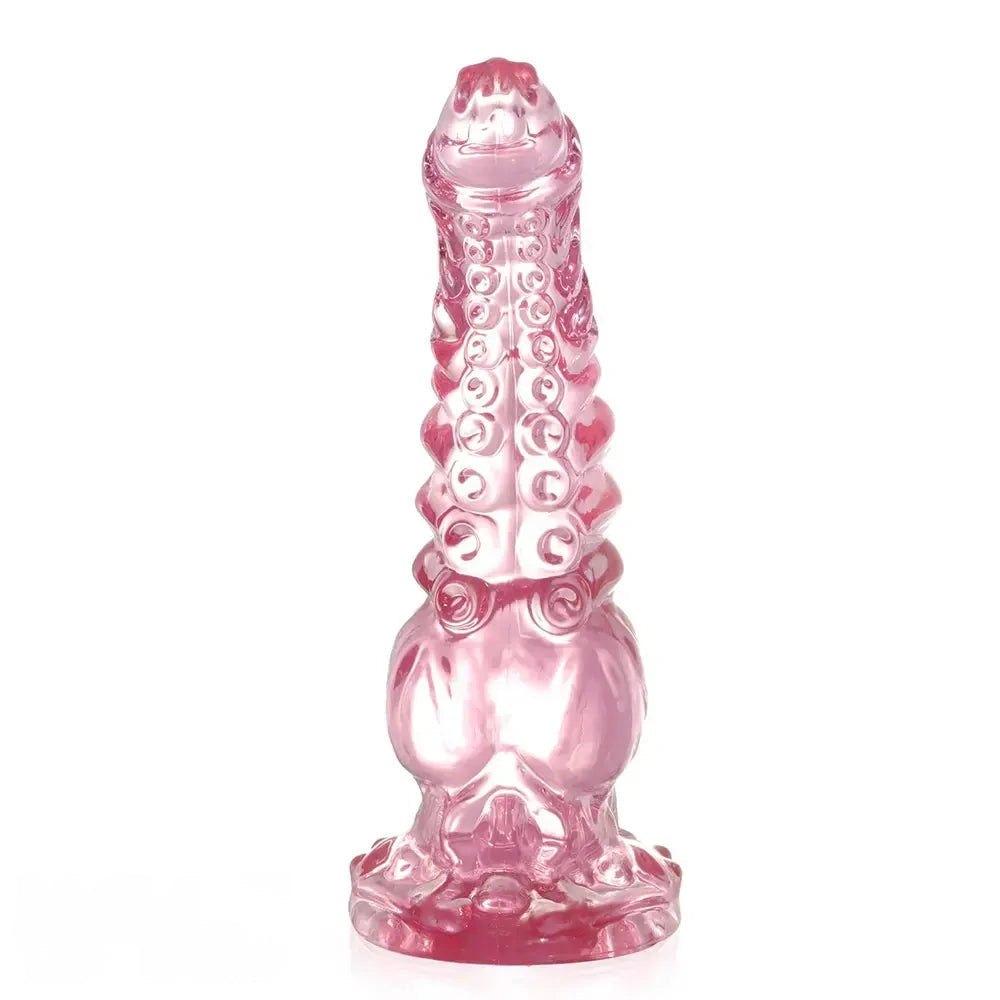 Pink Ridged Fantasy Dildo 9.4in - Fantasy Tentacle Dildo