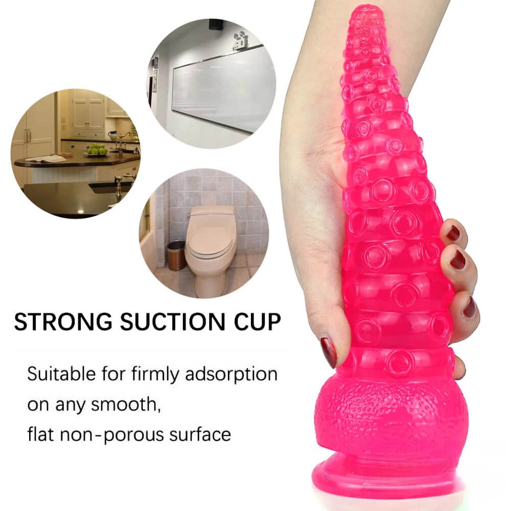 Pink Tentacle Anal Dildo - Fantasy Tentacle Dildo