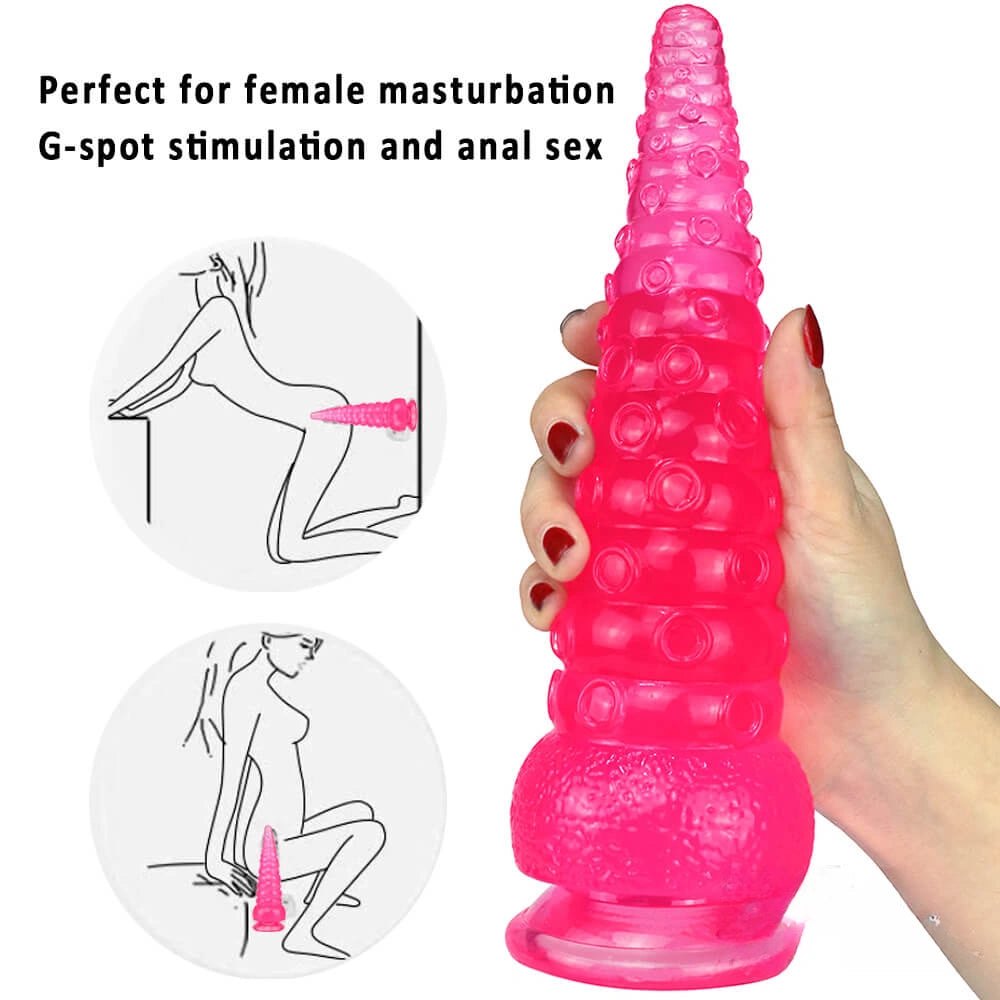 Pink Tentacle Anal Dildo - Fantasy Tentacle Dildo