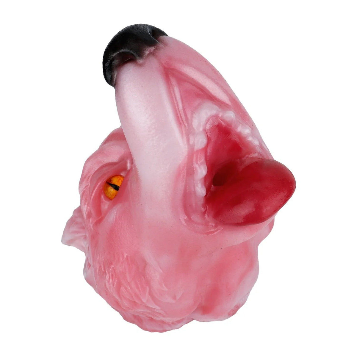 Pink Wolf Howling Pocket Pussy - Animal Head Onahole