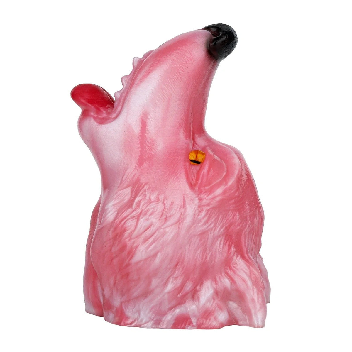 Pink Wolf Howling Pocket Pussy - Animal Head Onahole