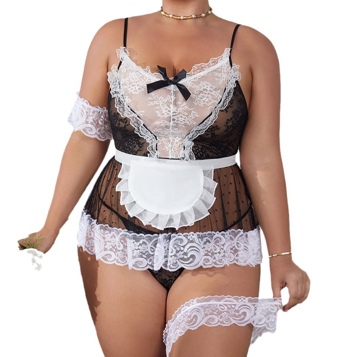 Plus Size Lace Maid Costume - Sexy Maid Outfit for Women