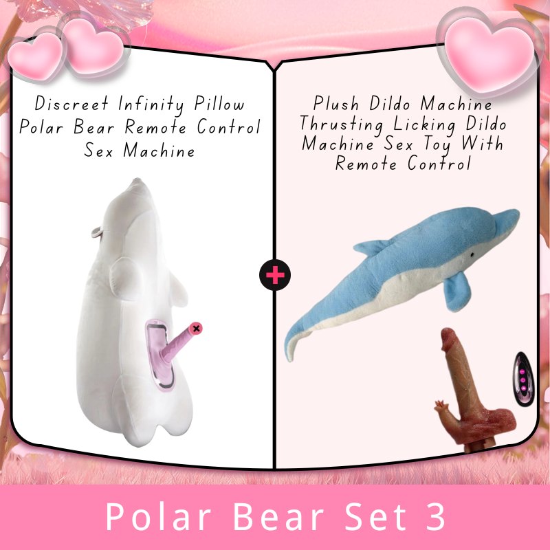 Plush Bear Pillow With Hidden Dildo - Discreet Sex Machine