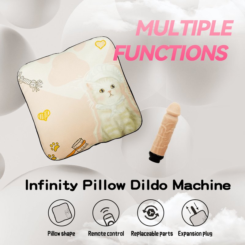 Plush Pillow Thrusting Sex Machine - Remote Control Sex Machine