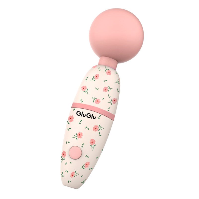 Polka Dot Rotating Wand Massager - Rechargeable Wand Vibrator