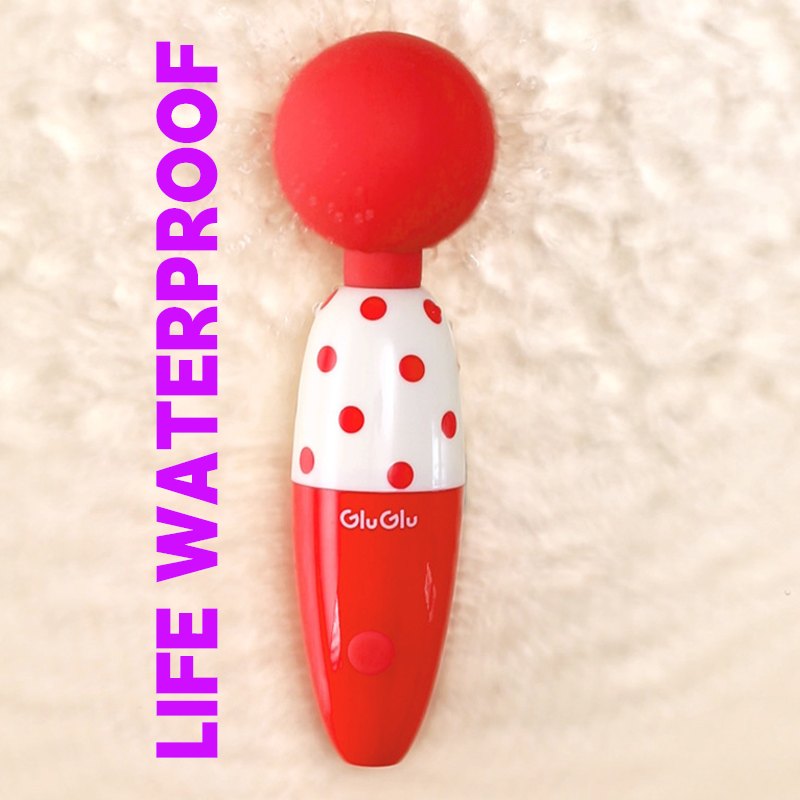 Polka Dot Rotating Wand Massager - Rechargeable Wand Vibrator