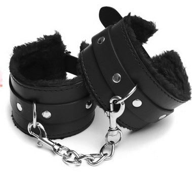 PU Leather Wrist Ankle Cuffs - BDSM Restraint Cuffs