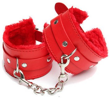 PU Leather Wrist Ankle Cuffs - BDSM Restraint Cuffs