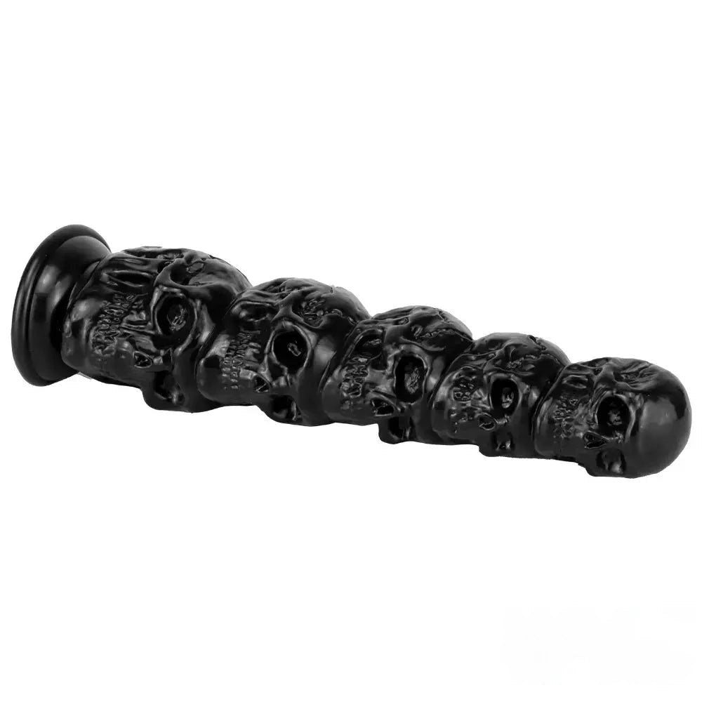 Pumpkin Skull Totem Fantasy Dildo - Beaded Halloween Dildo