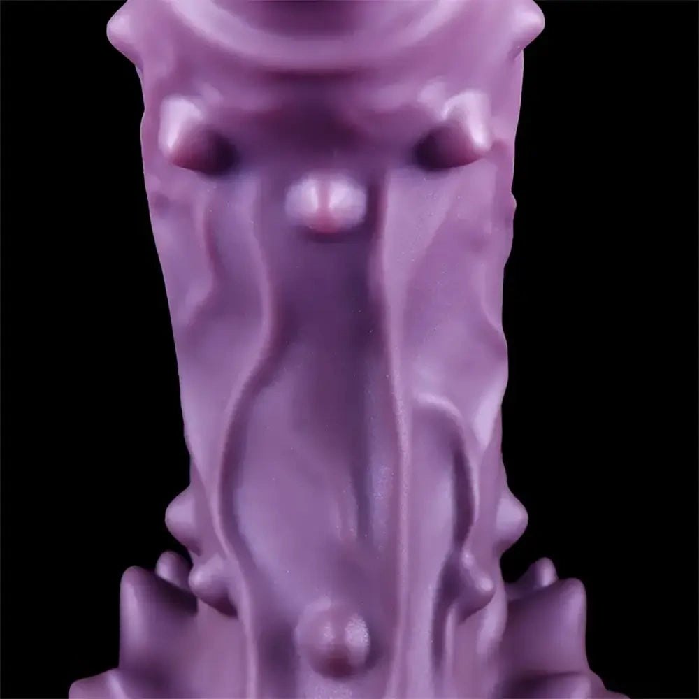 Purple Alien Fantasy Dildo - Silicone Monster Dildo