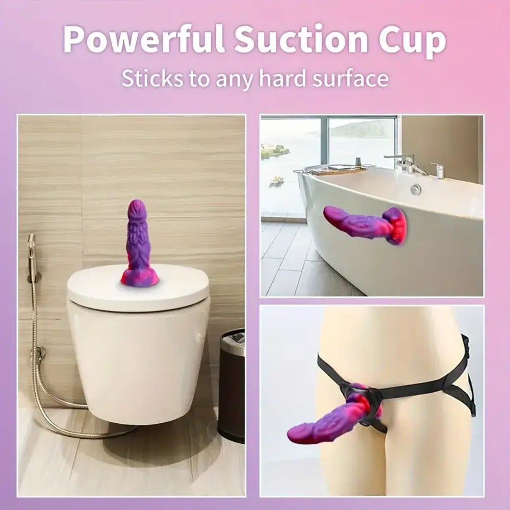 Purple Alien Tentacle Dildo - Fantasy Monster Dildo