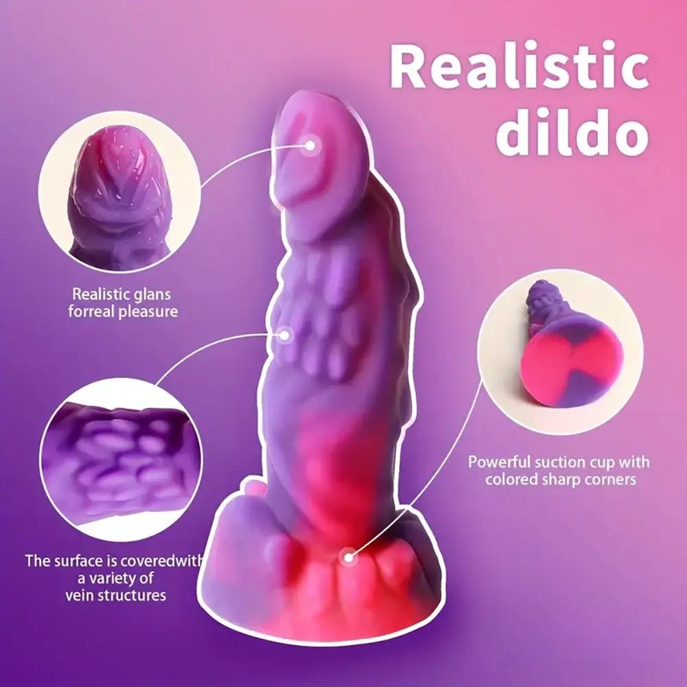 Purple Alien Tentacle Dildo - Fantasy Monster Dildo