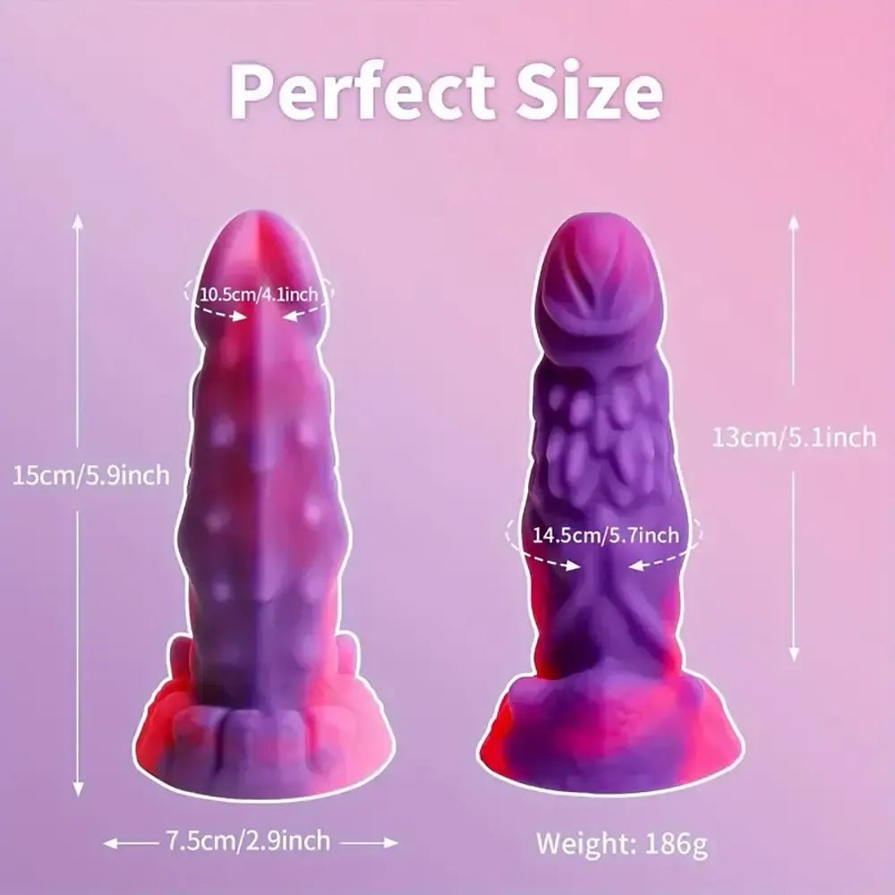 Purple Alien Tentacle Dildo - Fantasy Monster Dildo