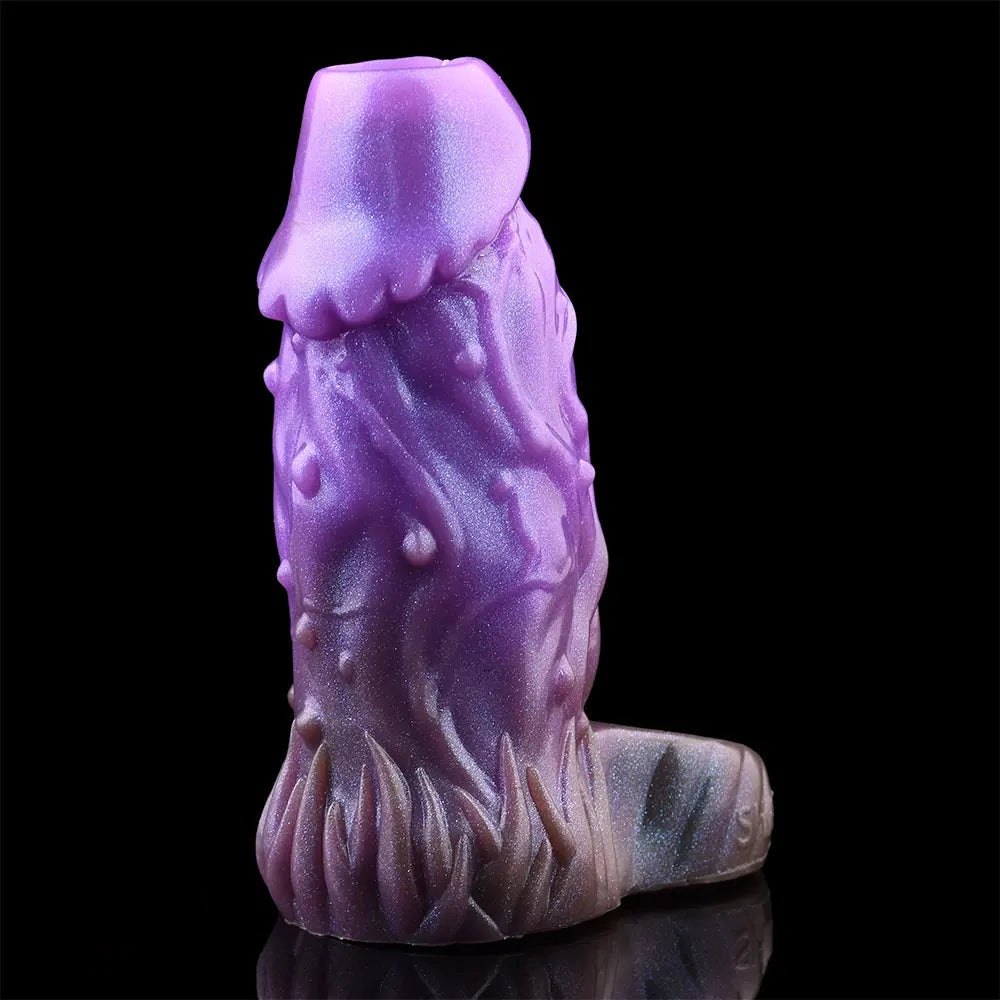 Purple Beast Fantasy Hollow Dildo - Silicone Creature Dildo