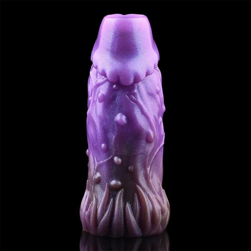 Purple Beast Fantasy Hollow Dildo - Silicone Creature Dildo