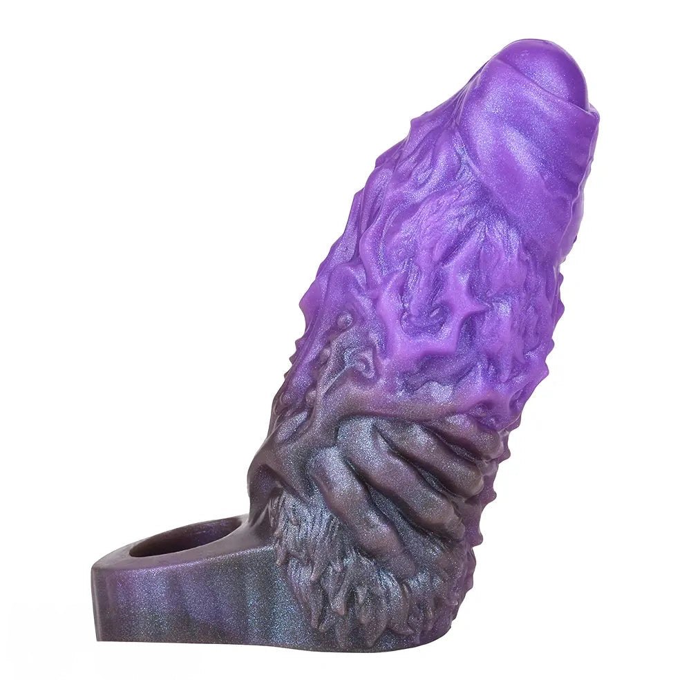 Purple Dragon Fantasy Dildo - Silicone Beast Dildo