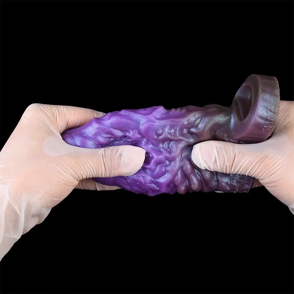 Purple Dragon Fantasy Dildo - Silicone Beast Dildo