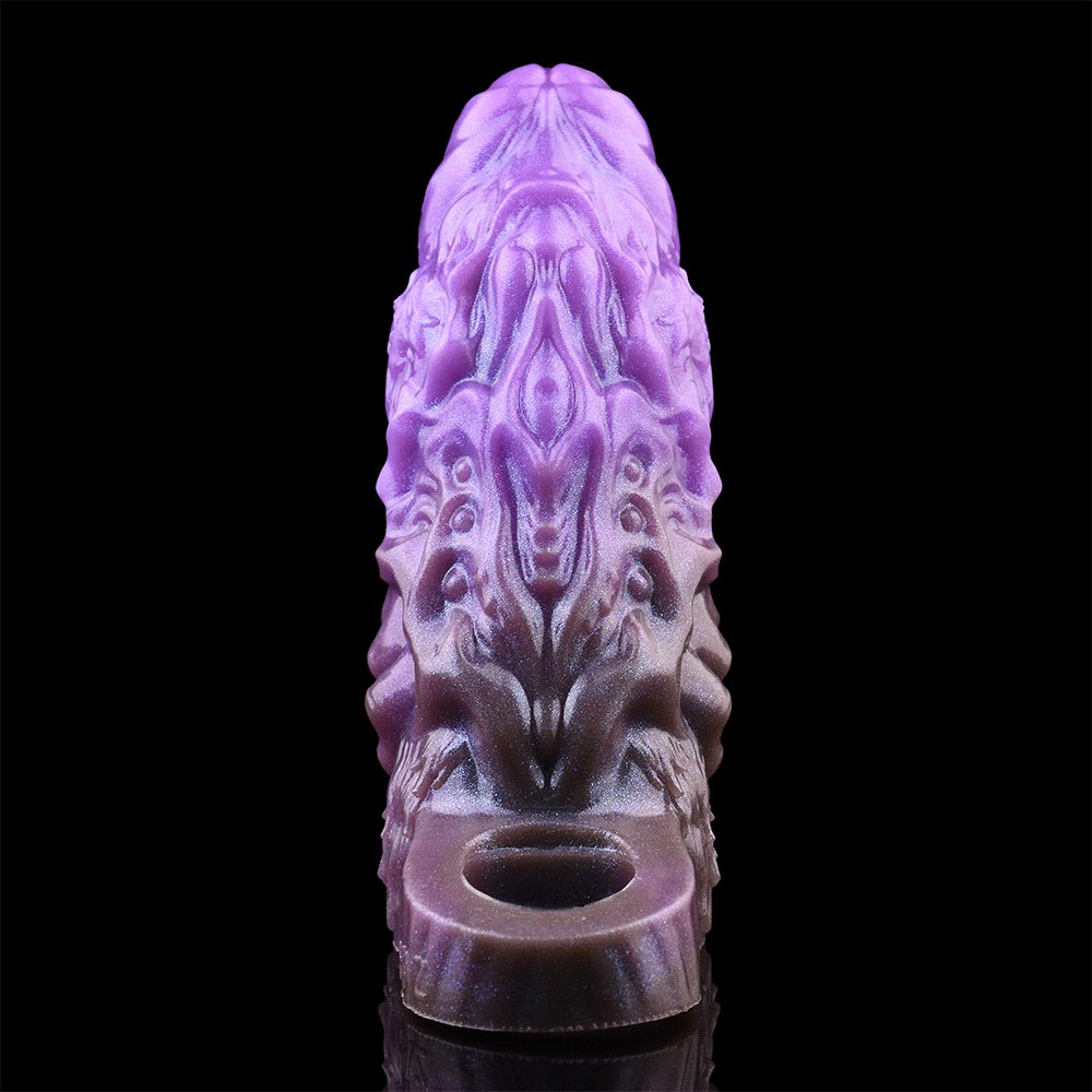Purple Dragon Fantasy Dildo - Silicone Beast Dildo