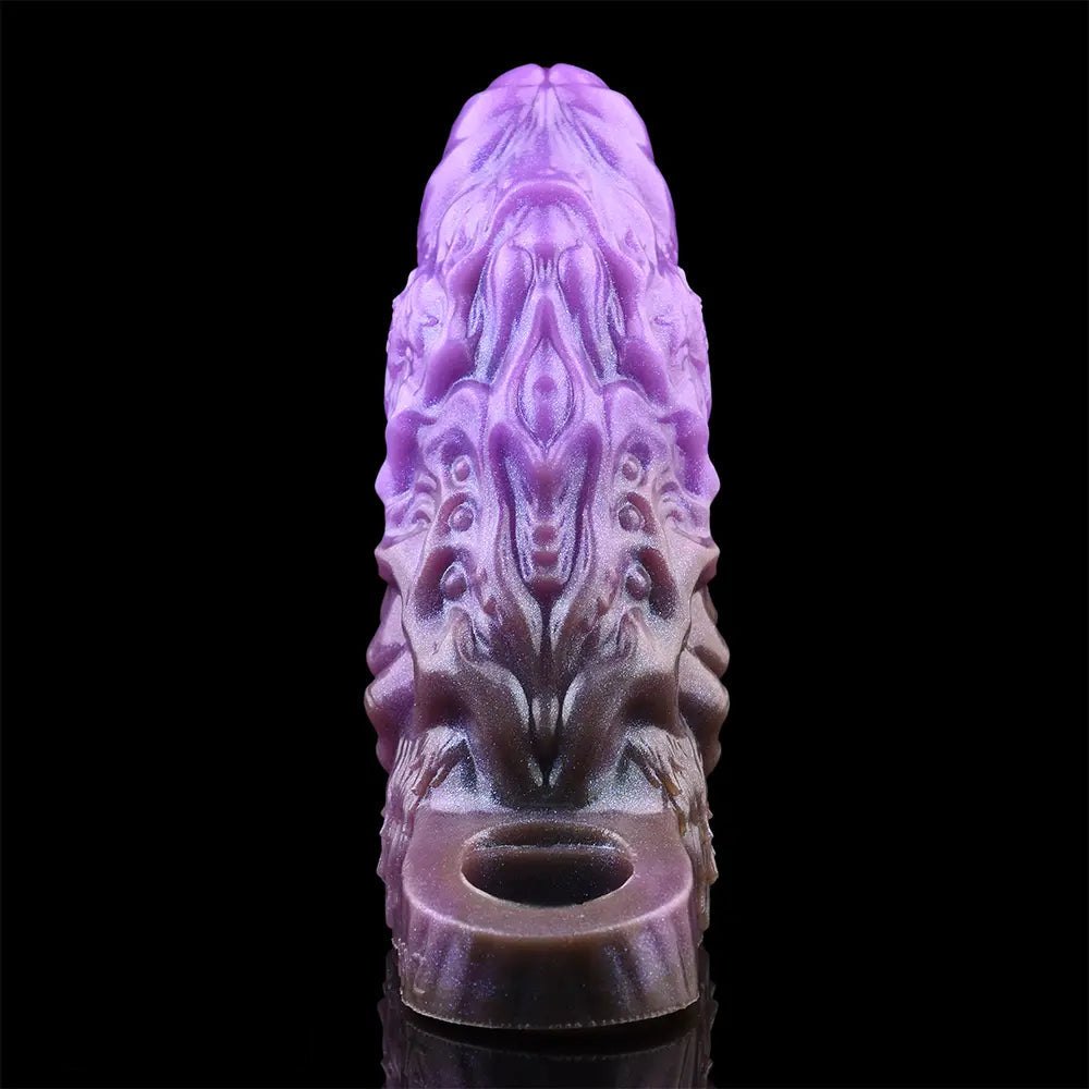 Purple Dragon Fantasy Dildo - Silicone Beast Dildo