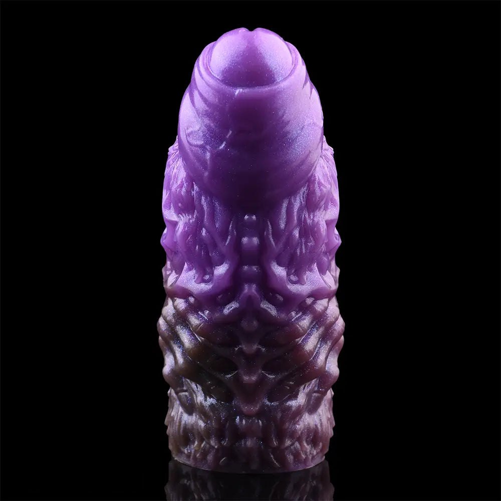 Purple Dragon Fantasy Dildo - Silicone Beast Dildo