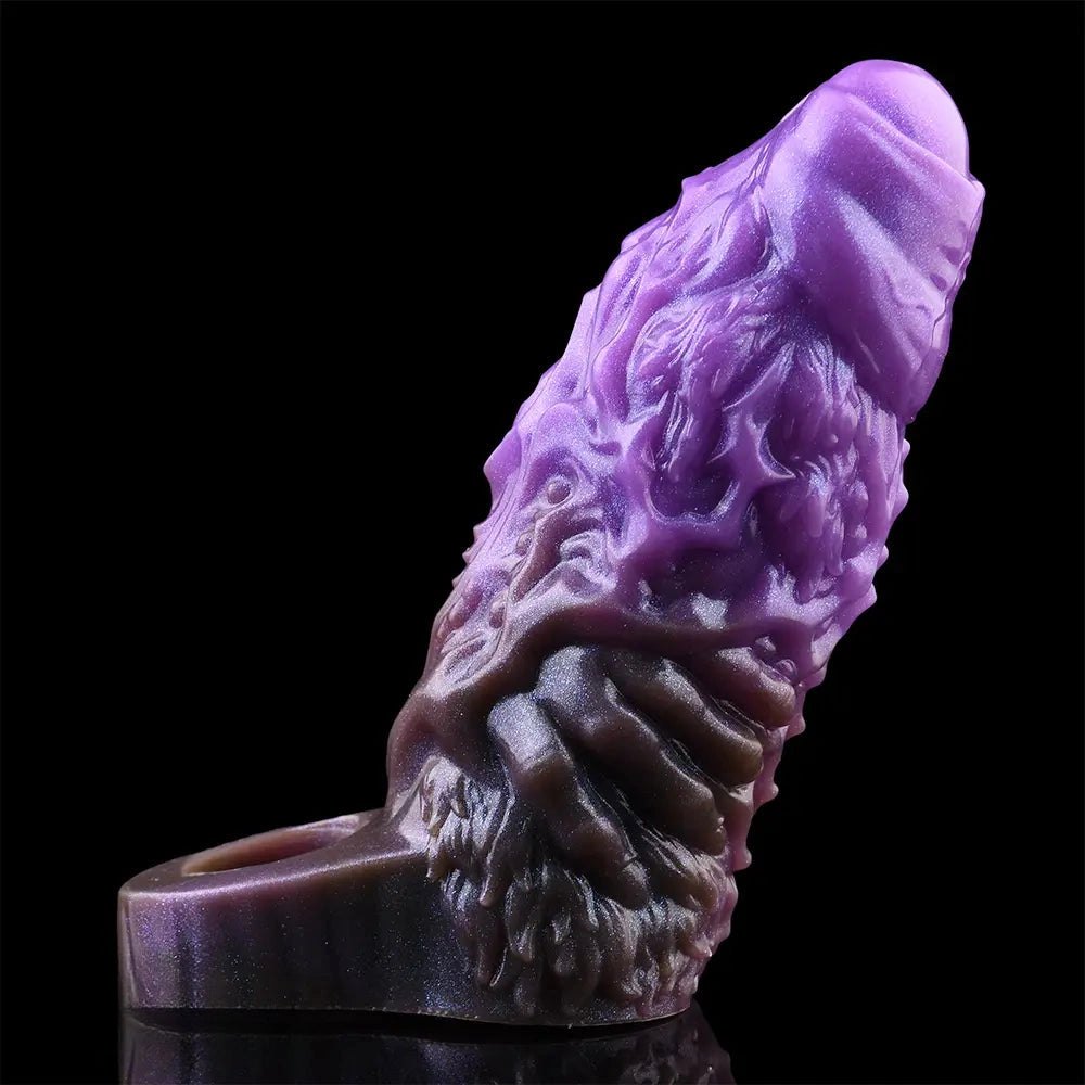 Purple Dragon Fantasy Dildo - Silicone Beast Dildo