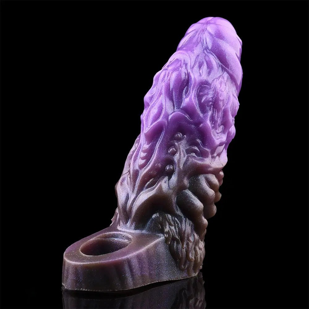 Purple Dragon Fantasy Dildo - Silicone Beast Dildo