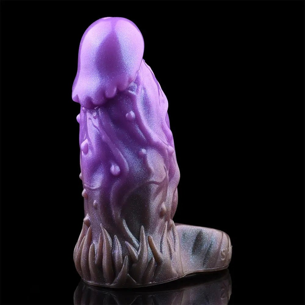 Purple Dragon Fantasy Dildo - Silicone Dragon Dildo