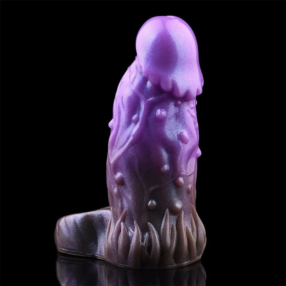 Purple Dragon Fantasy Dildo - Silicone Dragon Dildo