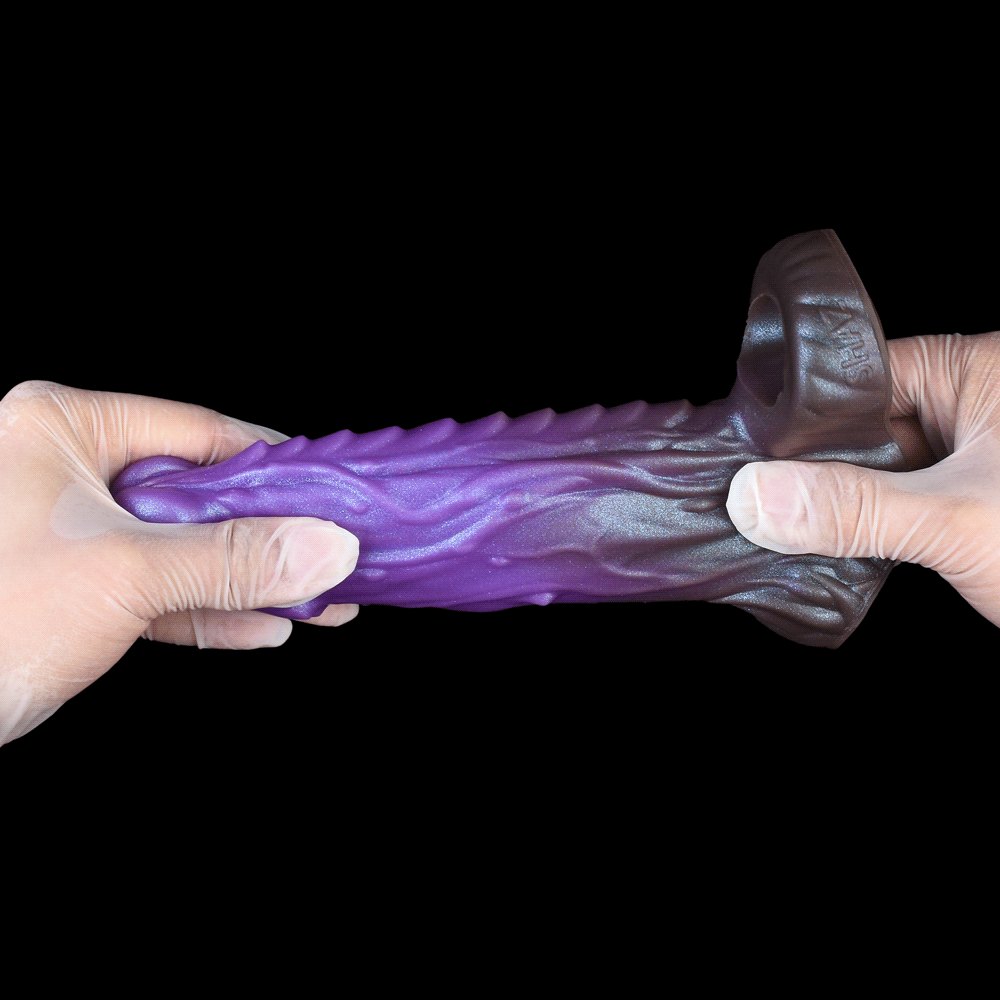 Purple Dragon Fantasy Dildo - Silicone Dragon Dildo