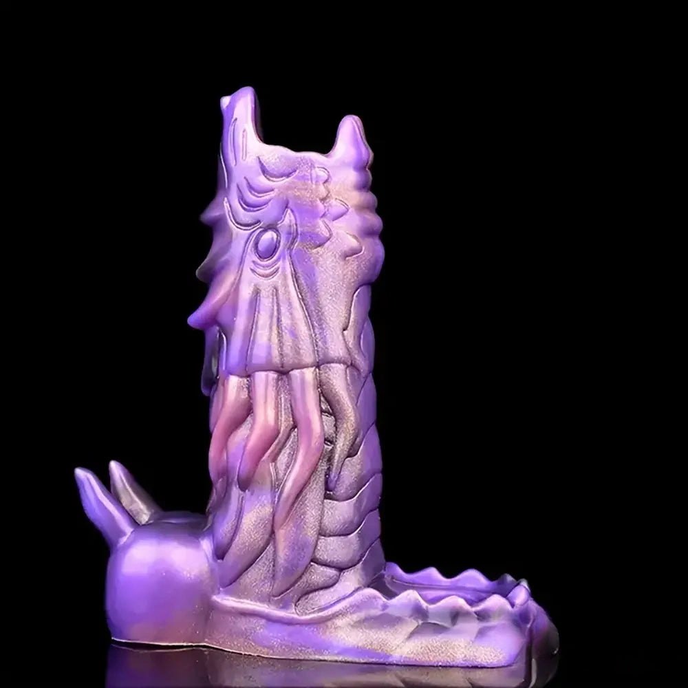 Purple Dragon Fantasy Dildo - Silicone Dragon Dildo