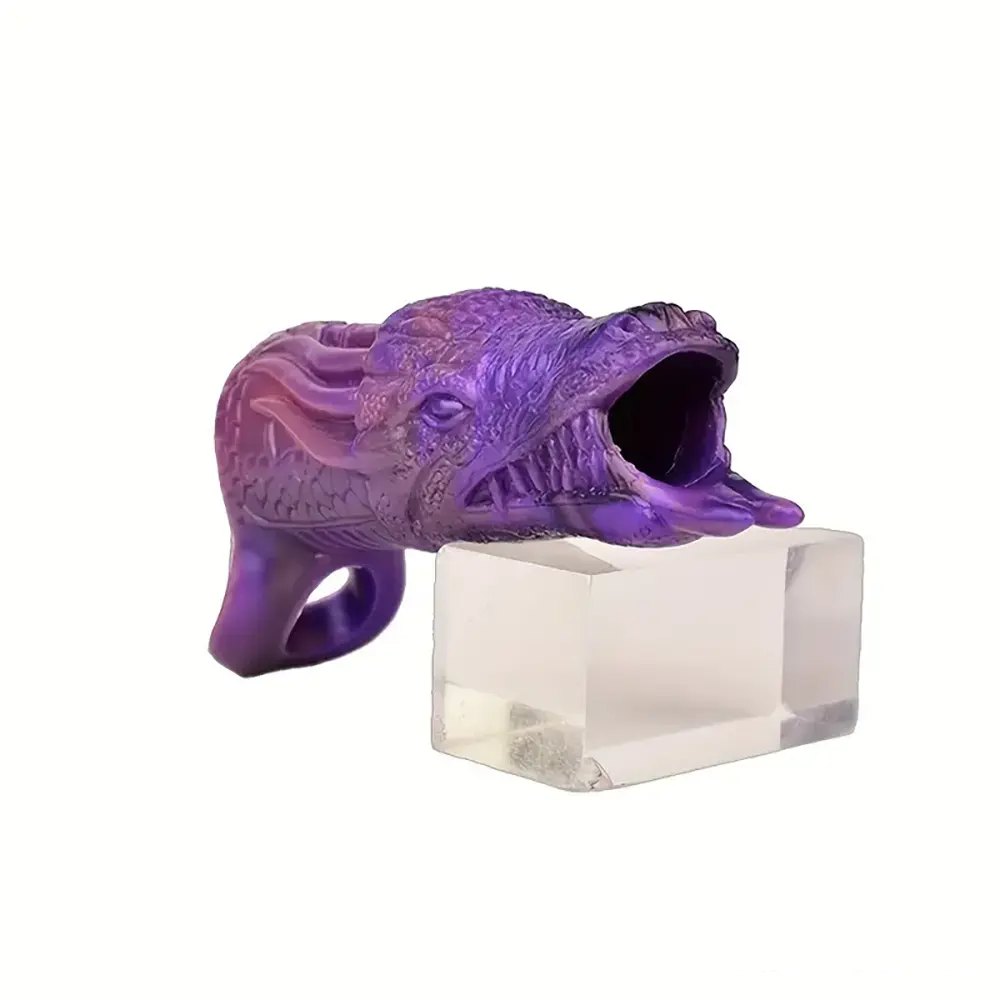 Purple Dragon Fantasy Dildo - Silicone Dragon Dildo