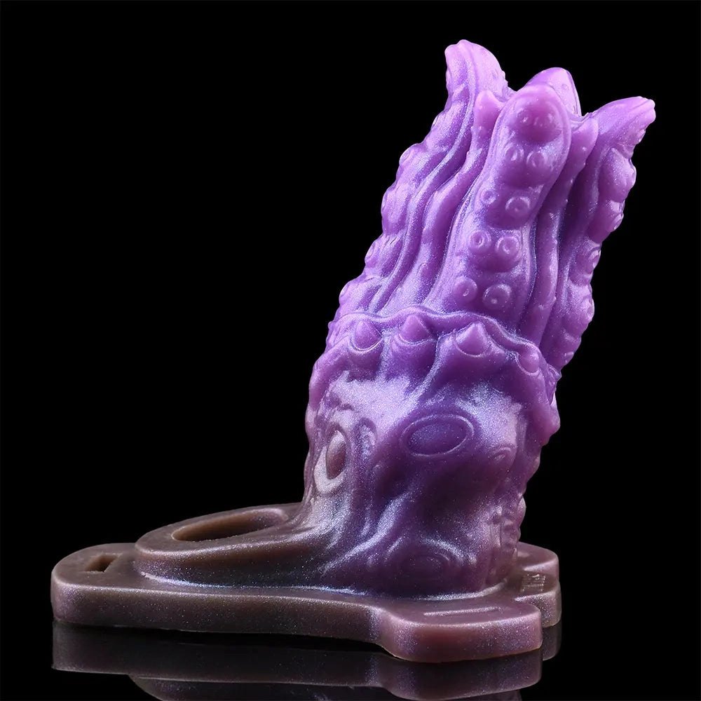 Purple Dragon Fantasy Dildo - Silicone Monster Dildo