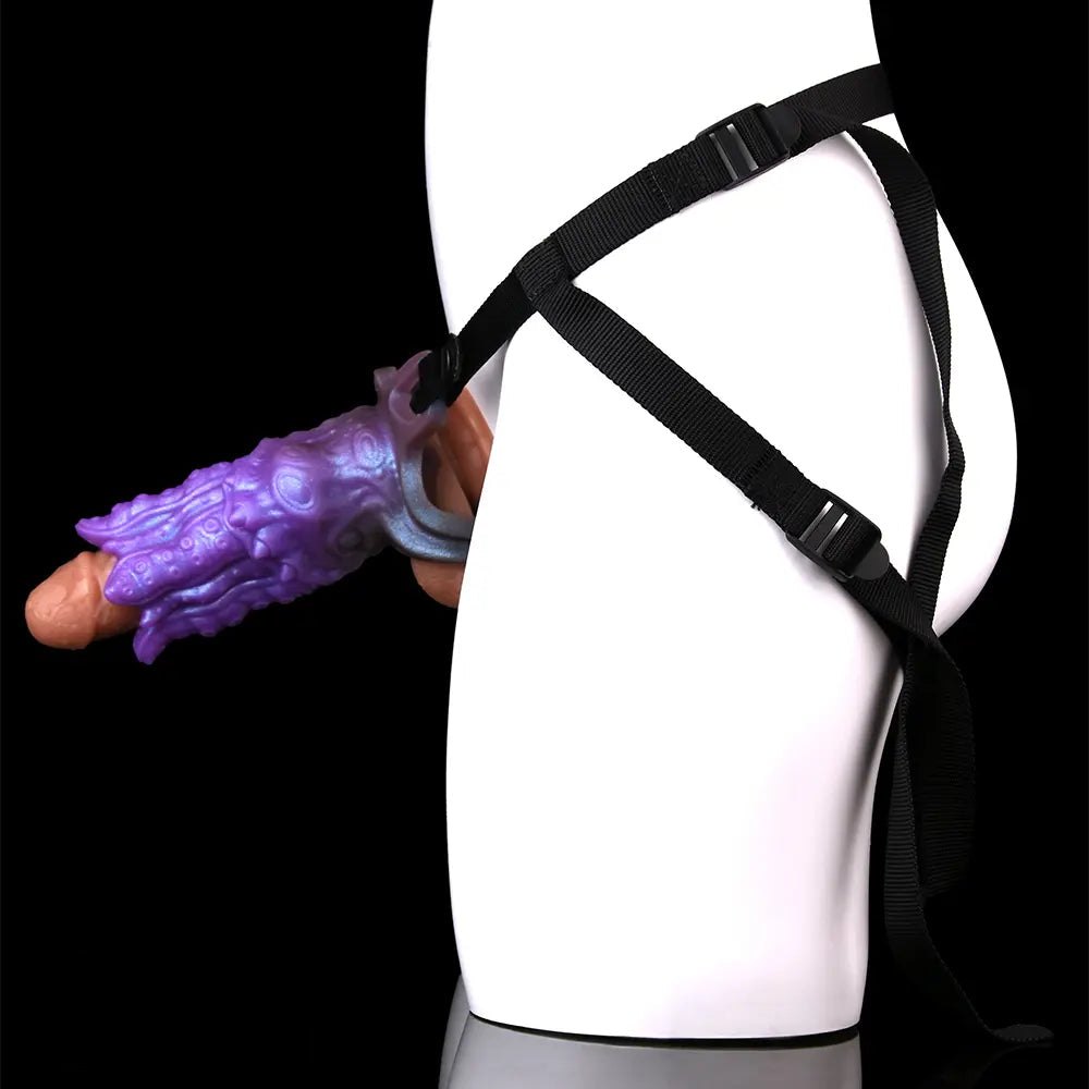 Purple Dragon Fantasy Dildo - Silicone Monster Dildo