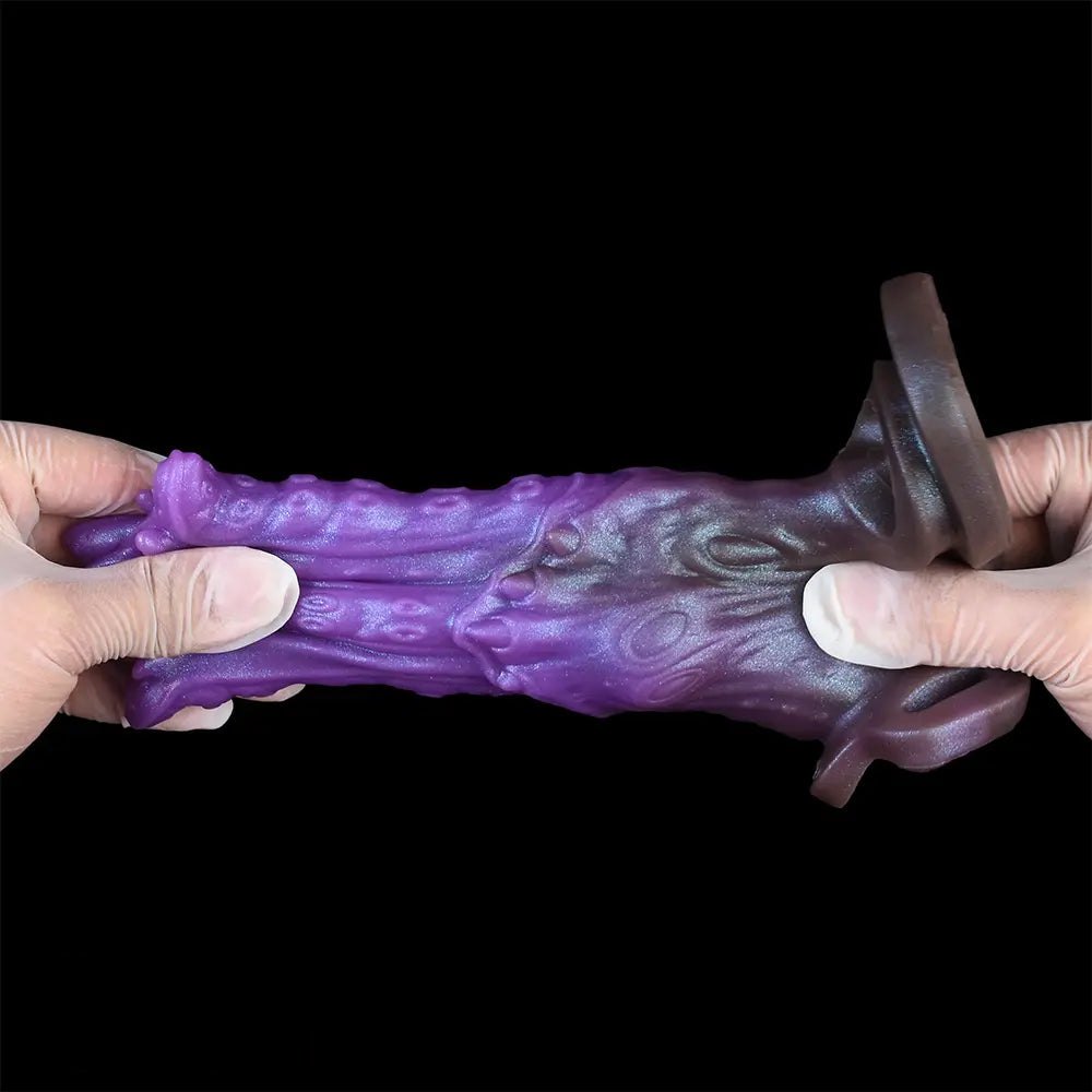 Purple Dragon Fantasy Dildo - Silicone Monster Dildo
