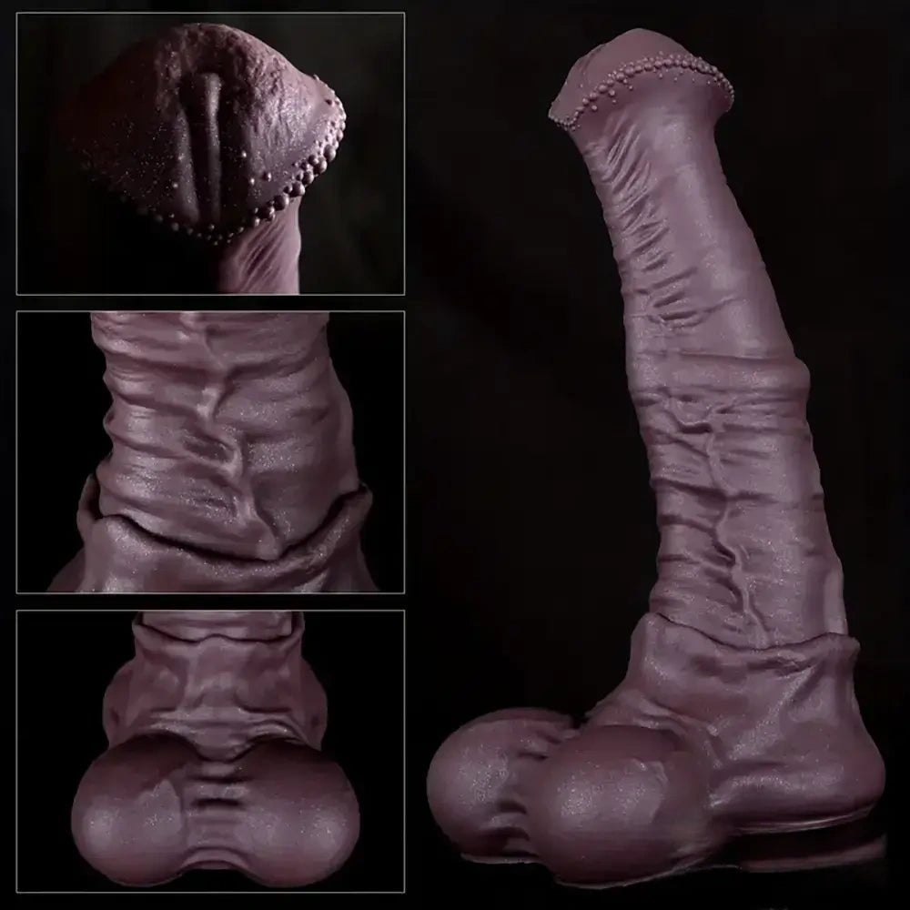 Purple Horse Dildo 3 Sizes - Silicone Horse Dildo