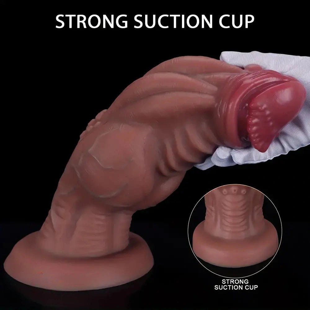 Purple Knot Fantasy Dildo - Knotted Muscle Dildo, 5 Sizes