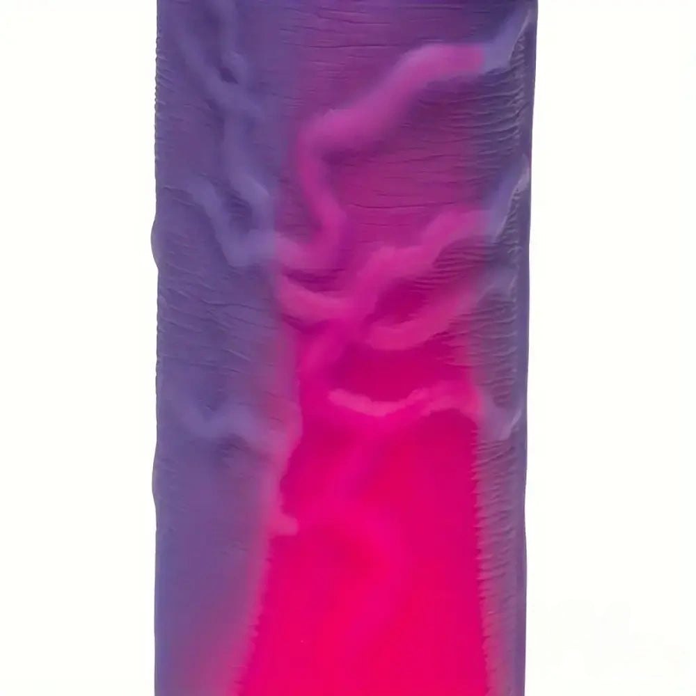 Purple Pink Suction Cup Dildo - Dildo With Suction Cup