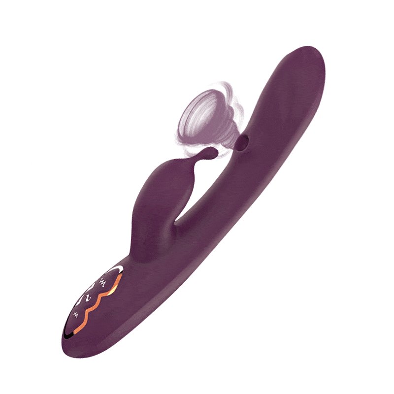 Purple Rabbit G-Spot Suction Vibe - Rabbit G-Spot Vibrator
