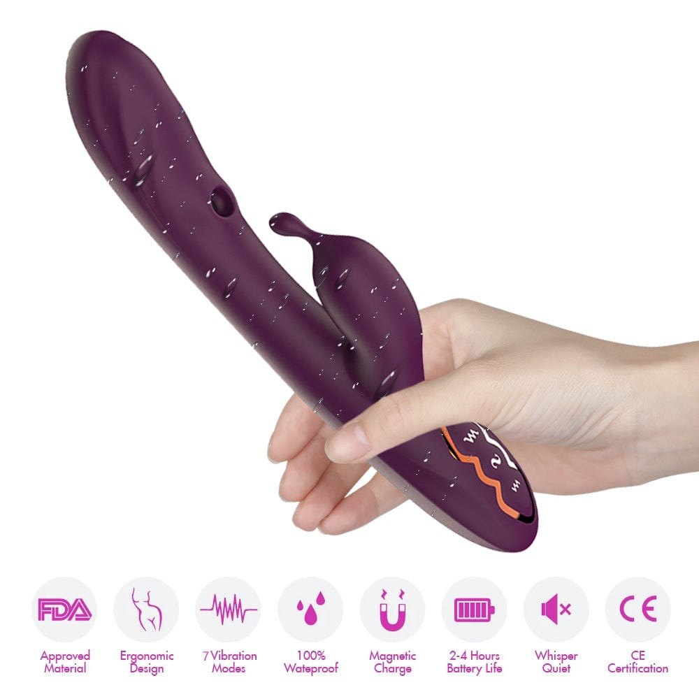 Purple Rabbit G-Spot Suction Vibe - Rabbit G-Spot Vibrator