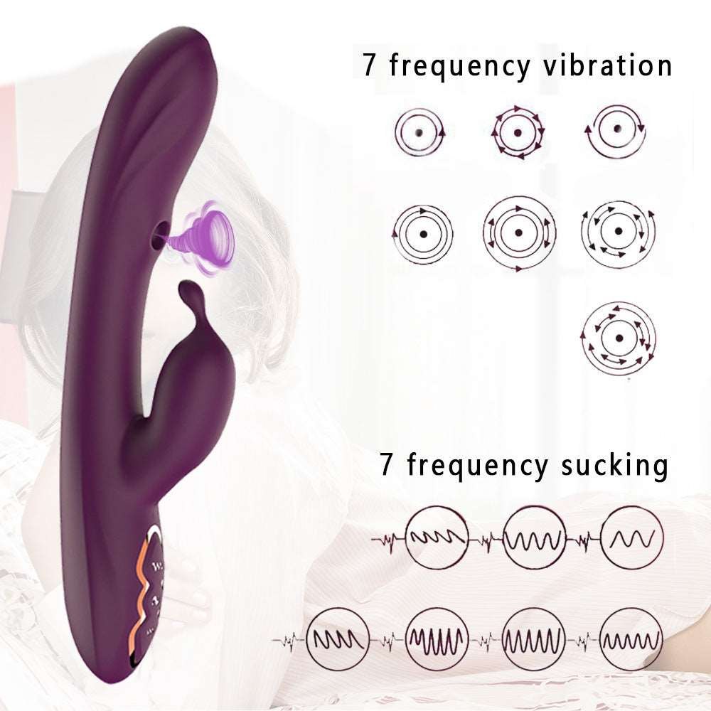 Purple Rabbit G-Spot Suction Vibe - Rabbit G-Spot Vibrator