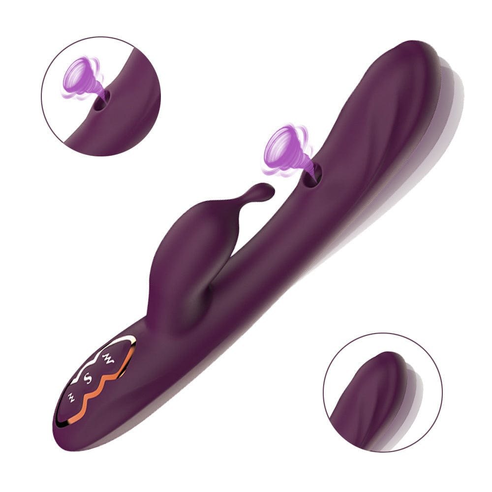 Purple Rabbit G-Spot Suction Vibe - Rabbit G-Spot Vibrator