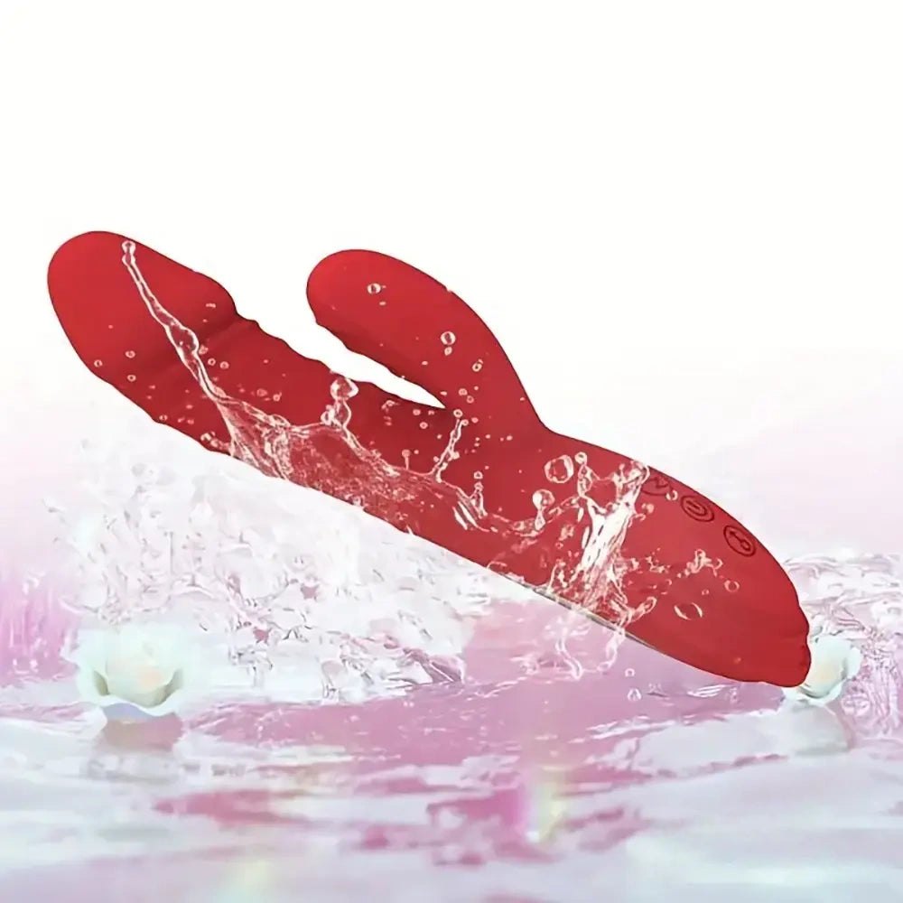 Purple Red Rabbit Vibrator 8.8in - Rabbit G-Spot Vibrator